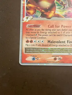 Pokemon TCG Charizard G Lv.X DP45 Diamond & Pearl Promo Holo 120 HP LP / MP - Image 5