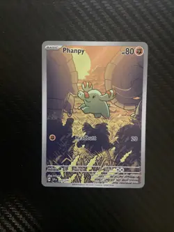 Phanpy 205/191 IR Illustration rare Pokemon Surging Sparks SV8 NM - Image 1