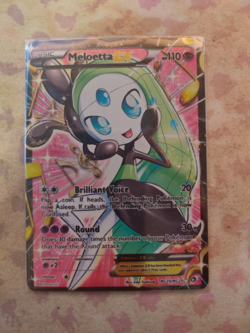 Pokemon TCG Meloetta EX RC25 Legendary Treasures Radiant Collection Ultra Rare - Image 1