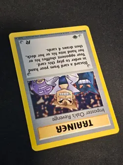 Pokemon TCG Imposter Professor Oak 76 1st Edition Team Rocket M/NM Non-Holo - Image 3
