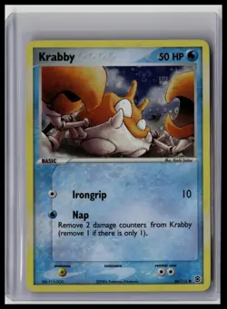 Krabby 66/112 Reverse Holo | LP | FireRed & LeafGreen | Pokemon TCG - 2004 - Image 1