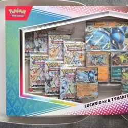 Pokemon TCG S&V—Prismatic Evolutions Lucario & Tyranitar ex Premium Collection - Image 3