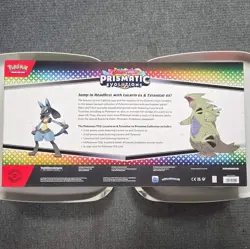 Pokemon TCG S&V—Prismatic Evolutions Lucario & Tyranitar ex Premium Collection - Image 4