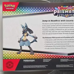 Pokemon TCG S&V—Prismatic Evolutions Lucario & Tyranitar ex Premium Collection - Image 5