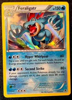 Feraligatr 17/119 LP Holo Rare XY Phantom Forces Pokemon Card! - Image 1