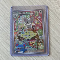 Pokemon TCG Cinccino Illustration Rare Full Art Holo SV05 183/162 110 HP EN - Image 1