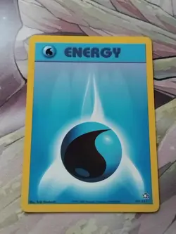 Pokemon TCG Water Energy Neo Genesis 111/111 Regular LP. - Image 1