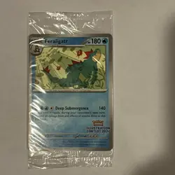 Pokemon Illustration Contest 2024 Promo Feraligatr Best Buy SEALED PROMO - Image 1