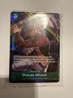Dracule Mihawk (Illustration Box Vol.4) ST12-003 One Piece Promo Card SEALED - Image 1