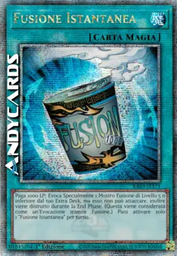FUSIONE ISTANTANEA (Instant Fusion) Quarter Century • RA03 IT171 • 1Ed • Yugioh! - Image 1