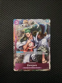 One Piece Zoro-Juurou OP05-067 RARE FRENCH PROMO 1st Anniversary - Image 1