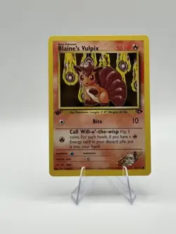 Blaine's Vulpix First Edition Gym Challenge 66/132 NM Pokemon Card - Image 1