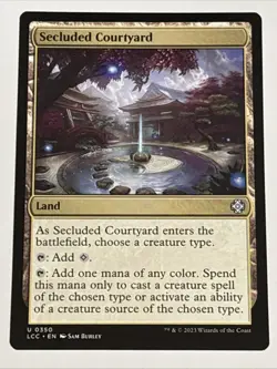 MTG Commander: The Lost Caverns of Ixalan Secluded Courtyard 0350 NM - Image 1