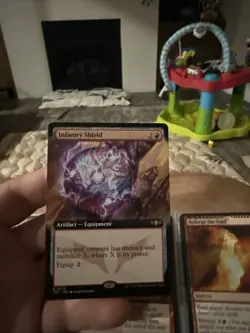 Infantry Shield (Extended Art) Commander: Tarkir: Dragonstorm Regular - Image 1