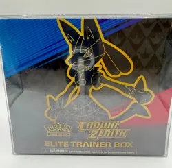 Pokemon TCG Sword & Shield Crown Zenith Elite Trainer Box ETB - Factory Sealed - Image 2