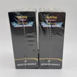 LOT OF 2** Pokemon TCG Mega Evolution Chaos Rising Booster Bundle - EDGE DENT** - Image 3