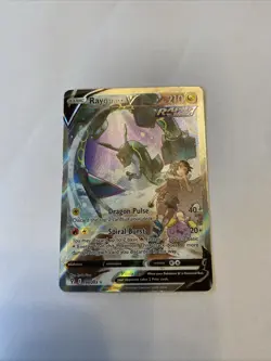 Rayquaza V Alt Art 194/203 Evolving Skies Pokemon Card Near Mint NM - Image 1