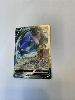Rayquaza V Alt Art 194/203 Evolving Skies Pokemon Card Near Mint NM - Image 3