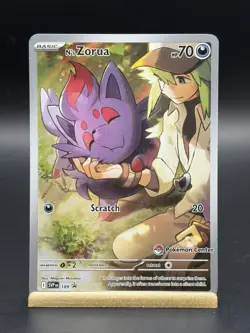 N'S Zorua EN 189 2025 Scarlet & Violet Promo Holo (Pokemon Center Exclusive) - Image 1