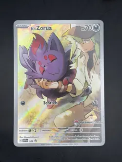 N'S Zorua EN 189 2025 Scarlet & Violet Promo Holo (Pokemon Center Exclusive) - Image 3