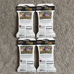 Pokemon Evolving Skies Sleeved Booster Pack x 4 - Art Set - New & Sealed - Image 2
