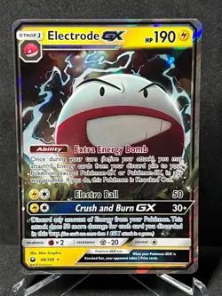 Electrode GX 48/168 Holo GX Rare Celestial Storm Pokemon Holo Near Mint - Image 1