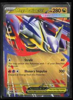 Mega Latias ex 100/132 ME01: Mega Evolution Pokemon TCG NM - Image 1