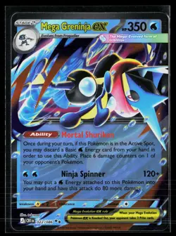 Mega Greninja ex 022/086 Double Rare Chaos Rising Pokemon NM - Image 1