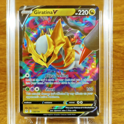 Pokemon SWSH Lost Origin Giratina V 130/196 AGS Gem-MT 10 Holo Rare 2022 - Image 2