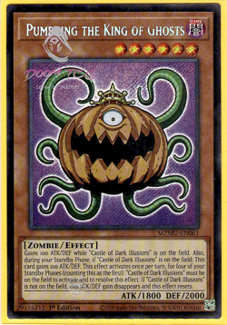 Yugioh! Pumpking the King of Ghosts MZMU-EN061 (Secret Rare) 1st Ed - Image 1