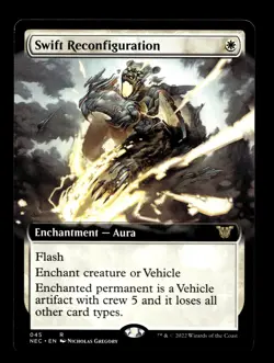 Swift Reconfiguration (Extended Art) 45 R Commander: Kamigawa: Neon Dynasty - Image 1