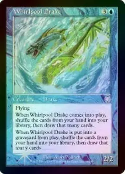 Whirlpool Drake - Foil LP/EX MTG Apocalypse - Image 1