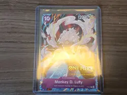 ONE PIECE Luffy P-041 Paris Promo – UNOBTAINABLE – Gear 5 – NM Hard Case 74 car. - Image 3