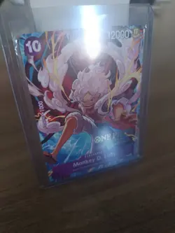 ONE PIECE Luffy P-041 Paris Promo – UNOBTAINABLE – Gear 5 – NM Hard Case 74 car. - Image 4