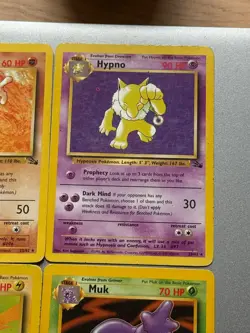 Pokemon Fossil Non Holo Rare Pokemon Card Bundle 21/62 18/62 22/62 29/62 23/62 - Image 4
