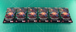 Lot (6) -One Piece TCG OP-06 Wings Of The Captain 12-Card Sleeved Boosters Read* - Image 1