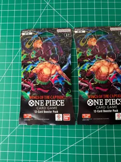 Lot (6) -One Piece TCG OP-06 Wings Of The Captain 12-Card Sleeved Boosters Read* - Image 2