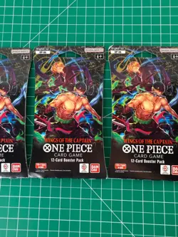 Lot (6) -One Piece TCG OP-06 Wings Of The Captain 12-Card Sleeved Boosters Read* - Image 3