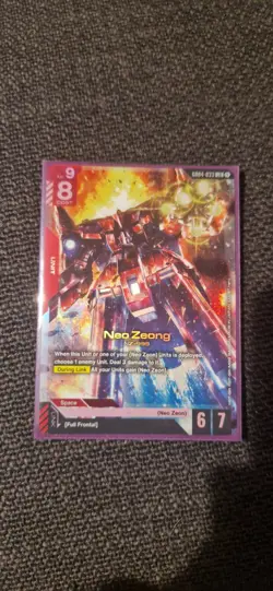 GUNDAM TCG CARD GAME NEO ZEONG GD04-033 LR FOIL ENG PHANTOM ARIA NEW - Image 1