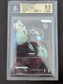 🚨🚨ERROR LABEL🚨🚨 Gundam Card Game GD01-16 Jegan C+ Tournament Winner Pack 01 - Image 1