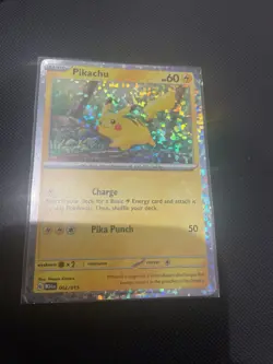 Pokemon Pikachu McDonald's Promo Card 002/015 Promo 2024 - Image 1