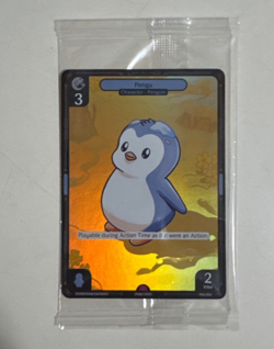 Vibes TCG Birb & Pengu Promo Card - Pengu Gold Holo Foil 10/25 - Pudgy Penguins - Image 1