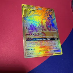 Pokemon TCG Reshiram Charizard GX SM247 Promo Full Art Holo Card - Image 1