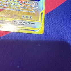 Pokemon TCG Reshiram Charizard GX SM247 Promo Full Art Holo Card - Image 3