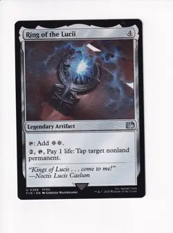 MAGIC THE GATHERING MTG FINAL FANTASY RING OF THE LUCII - Image 1
