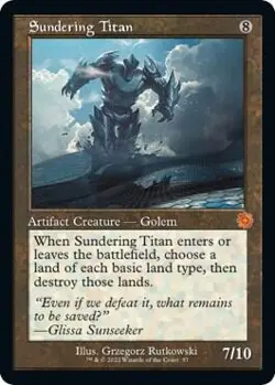 Sundering Titan 57 M The Brothers' War: Retro Frame Artifacts NM - Image 1