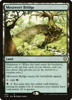 Mosswort Bridge 902 Commander Legends: Battle for Baldur's Gate Regular MTG NM - Image 1