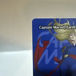 MTG Marvel Super Heroes Captain Marvel, Earth's Protector 0354 Borderless Mythic - Image 3