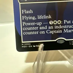 MTG Marvel Super Heroes Captain Marvel, Earth's Protector 0354 Borderless Mythic - Image 5