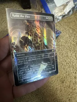 Raise the Past (Borderless) (Mana Foil) - Foundations (FDN) - Image 4